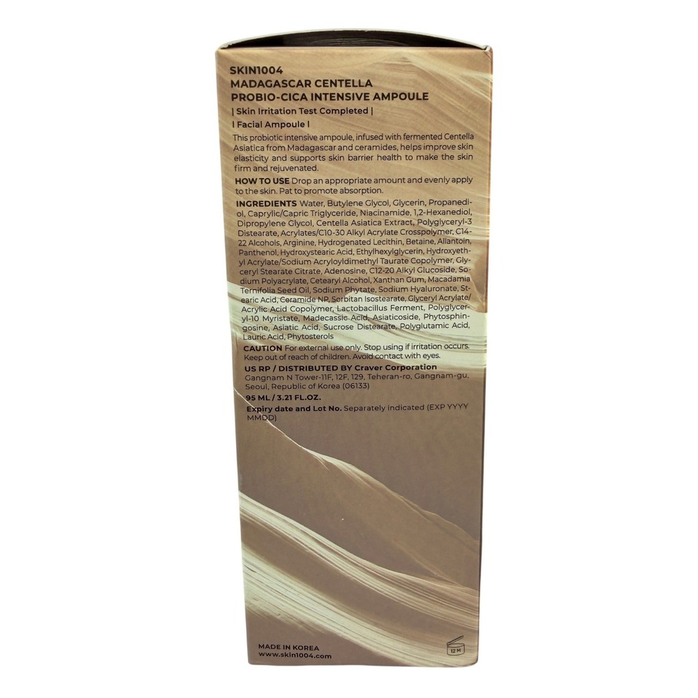 SKIN1004 Madagascar Centella Probio-Cica Intensive Ampoule 95ml Facial Serum - Picture 2 of 8